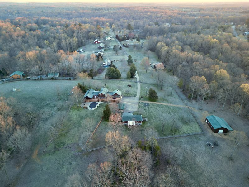 Davidson County Nashville zoning districts aerial overview